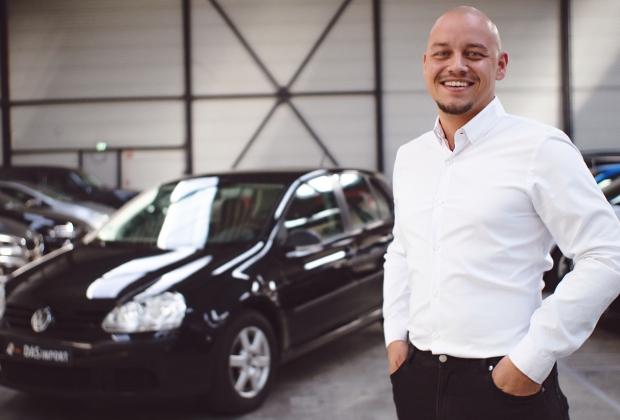 Medewerkers en hun auto : Tobias en zijn Volkswagen Golf 5