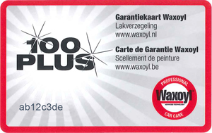 Garantie Waxoyl 100 Plus